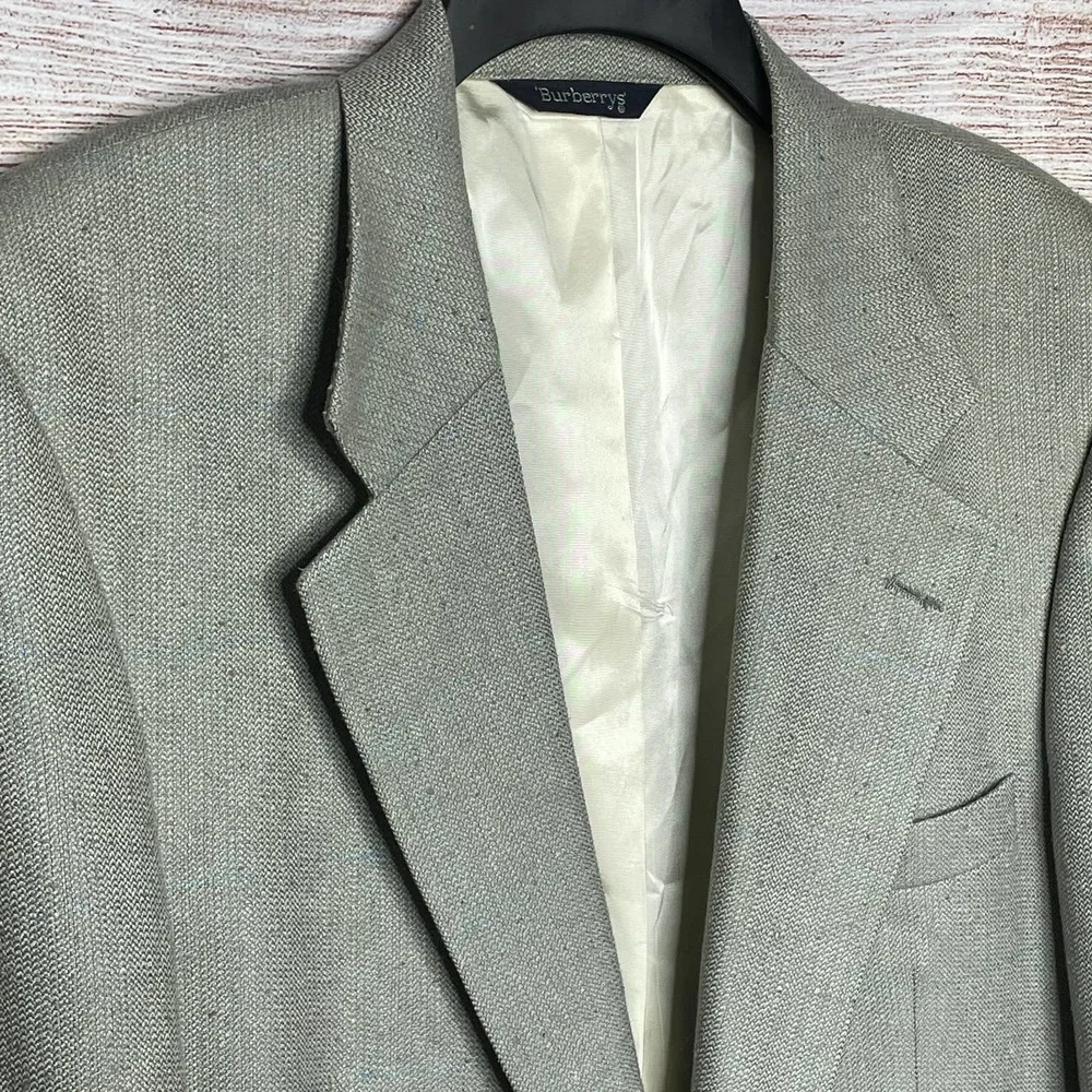 Burberry Burberrys London Vintage Men's Button Blazer Jacket